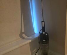 Amazon Basics Corded Upright Vacuum Cleaner, Lightweight Stick, Black