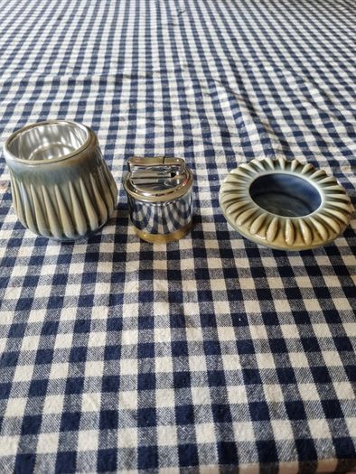 Vintage Irish Porcelain Colibri Smoking set