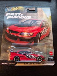 Hot Wheels Mitsubishi Lancer Evolution IX Fast and Furious Tokyo Drift
