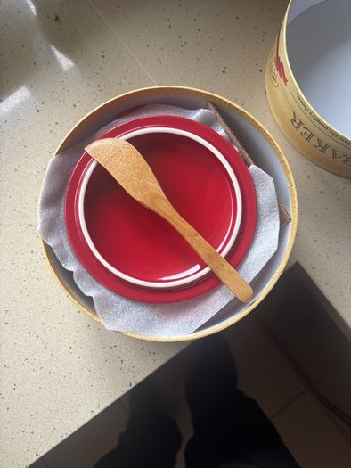 Ceramic Brie Baker (Red)