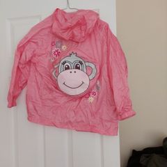 girls summer rain jacket in a bag