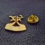 Guinness Hurling Pin Badge Image 3