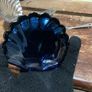 Stainless steel + Cobalt blue vintage condiment dish Image 4