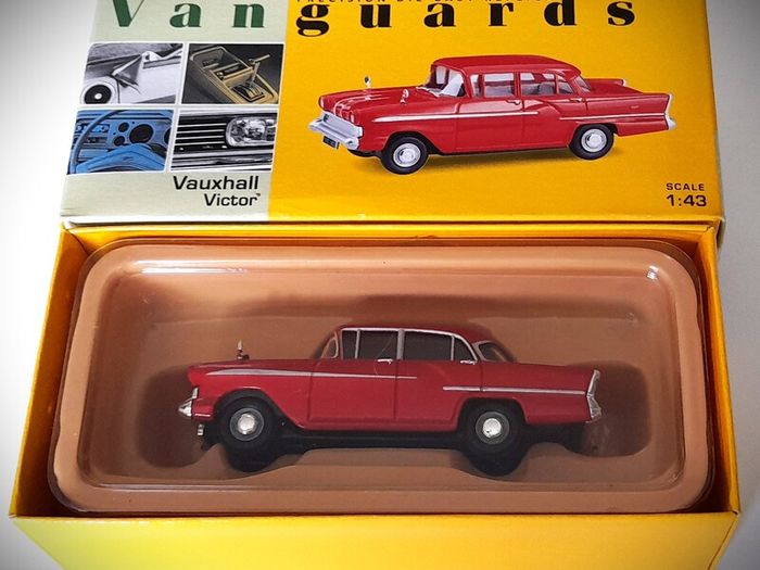 Diecast Model Vauxhall Victor F Series Red - Collectable Vanguards 1:43