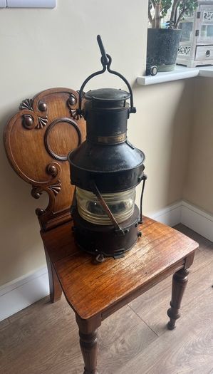 1942 Anderson & Gyde Ships Oil Lamp