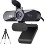 1080P Pro HD Webcam with Stereo Microphone, 110 Degree Wide Angle, Privacy Cover, Tripod, for Conferencing, Live Streaming (FREE SHIPPING) Image 2