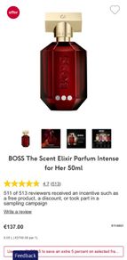 BOSS The Scent Elixir parfum for her