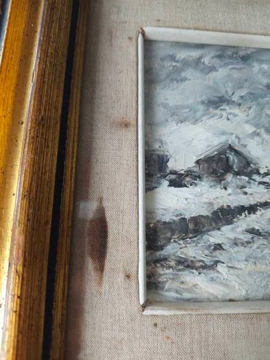 Two oil paintings