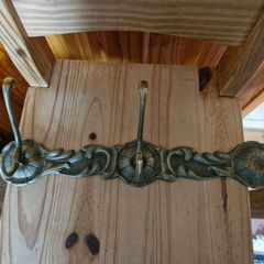brass coat hanger