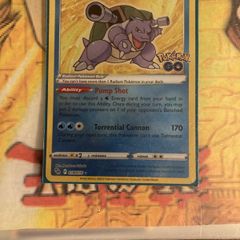 Pokemon TCG Radiant Blastoise PokemonGo