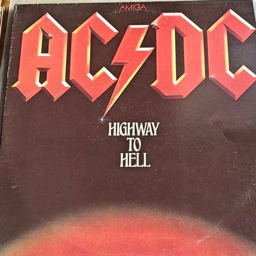 AC/DC Highway to hell East German GDR LP on Miga label first press ACDC