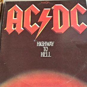 AC/DC Highway to hell East German GDR LP on Miga label first press ACDC