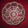 Vintage Raised Glass Fruit Bowl (6"t x 19"across) Image 3