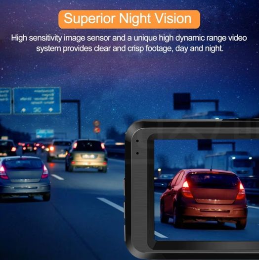 Brand New ORSKEY S900 Front and Rear Dash Cam, 1080P Full HD (SD Card Included)