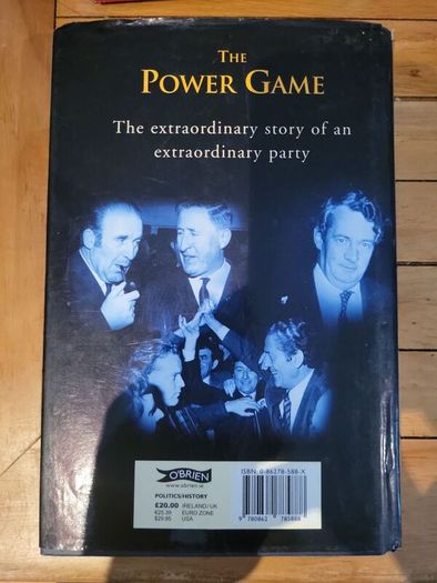 The Power Game Stephen Collins Hardcover 2000 Fianna Fail Since Lemass