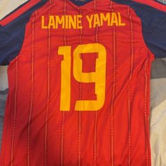Spain 2026 World Cup Jersey Lamine Yamal #19 Size M