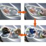 Professional Headlight Repair Kit DIY Headlight Brightener Car Care Repair Kit Head Lens Cleaning Tool Image 2