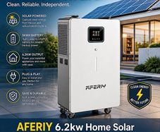 6.2kw AFERIY Solar Generator with 5kwh battery