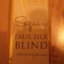 Roller Blind Sparkle Sequin trim gold faux silk Image 7