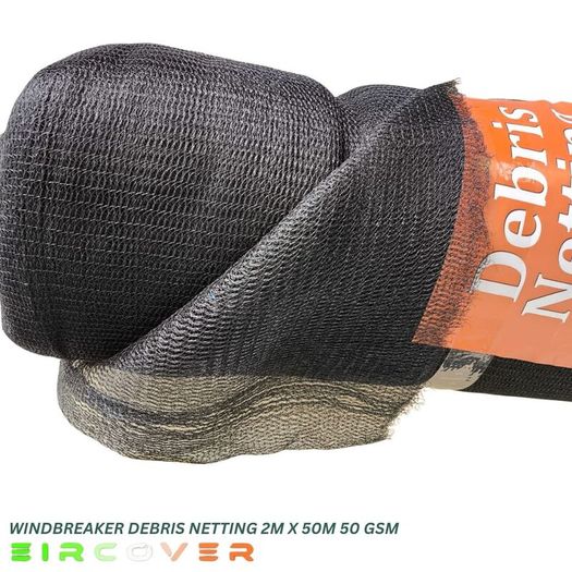 Windbreaker netting  Economy 2m x 50m 50 gsm Black