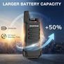 Walkie Talkies, 16 Channels Two Way Radio for Business  Rechargeable Walkie Talkie with 1500mAh battery & USB-C Charging, Portable Radio for hotel, restaurant, warehouse (2 Pack) Image 2