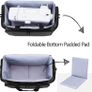 Sewing Machine Carrying Bag with Removable Pad, Travel Case for Sewing Machine and Accessories (Fit for Most Standard Sewing Machines), Black Image 2