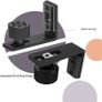 Heavy Duty Sliding Doors Hardware with Adjustable Image 5
