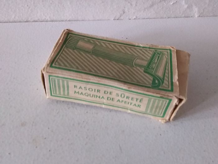 Vintage : German Slant Safety Razor in Brown Bakelite