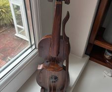 Double Bass Timber display