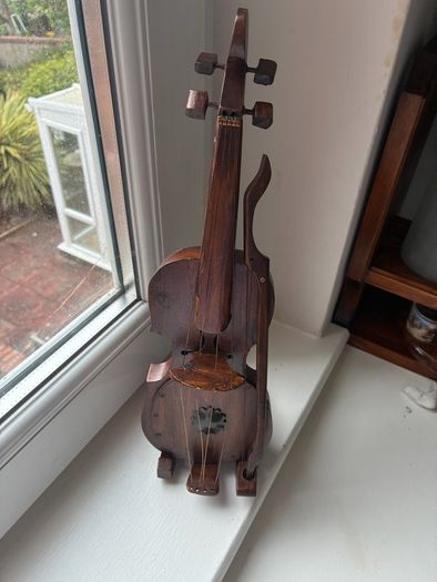 Double Bass Timber display