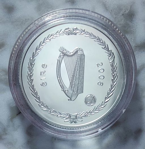 Ireland 100 Euro Gold & 5 Euro Silver Proof Coin Set 2008 Antarctic Explorers Ernest Shackleton Tom Crean
