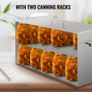 Water Bath Canner, 15 Quart Stove Top Canner Pot, Boiling Water Canners with 2 Canning Racks, 304 Food Grade Stainless Steel Large Stock Pot, Flat Bottom Brushed Canner, Holds 15 Quart Jars Image 6