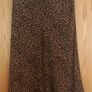 Satin Animal Print Maxi Skirt New Image 6