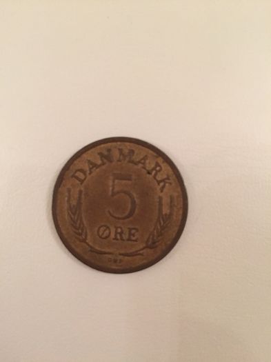 1966 Danish 5 ore