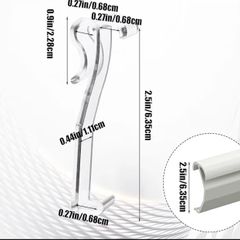 Valance blind clips 6.35cm Pack of 16