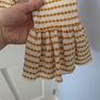 Yellow & White Stripe Savida Long Sleeved Top Size Small Image 6