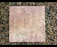 terracotta rusty red square tile interior/ indoor and exterior/ outside