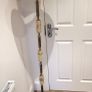 marble and brass floor lamp Image 3
