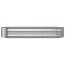 Garden Raised Bed Galvanised Steel 224x80x36 cm Silver Image 3