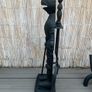 Fireplace tool set ( knight In shining Armour) solid iron Image 4