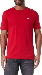 BOSS Men's Teetrury 1 T-Shirt, Light Red, Size S