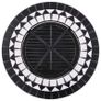 Mosaic Fire Pit Table Black and White 68 cm Ceramic Image 5