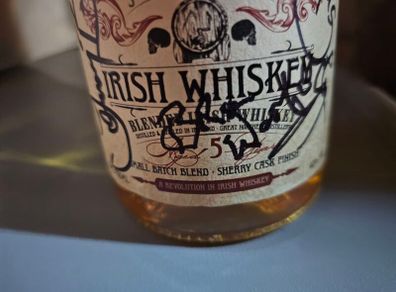 legendary ballad band signed bottle