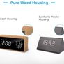 Flysocks Wooden LED Bedside Digital Alarm Clock Image 6