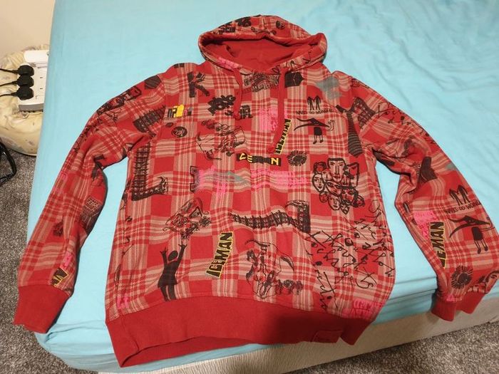 iceman red medium small hoodie