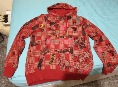 iceman red medium small hoodie