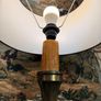 A Very Unique Large Brass Table Lamp. Image 3