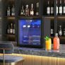12 Bottle Wine Cooler, 36 Litre Capacity, 4-16C Under Counter Drinks Beer Wine Fridge with Glass Door, LED Light Image 8
