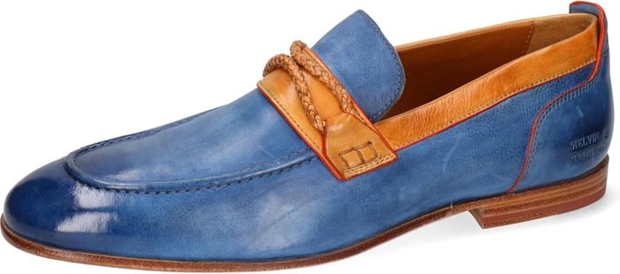 Melvin & Hamilton Men's Low Shoes Loafers Santo 1, Blue, EU 45, UK 11, US 12