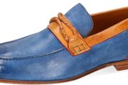 Melvin &amp; Hamilton Men's Low Shoes Loafers Santo 1, Blue, EU 45, UK 11, US 12